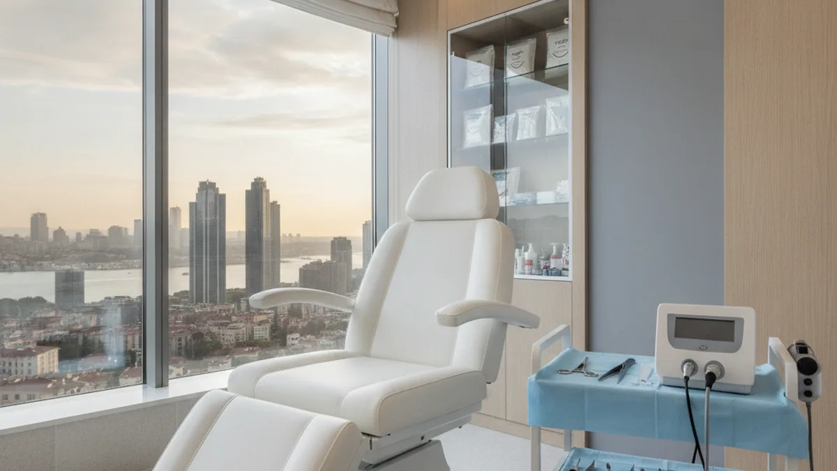 EsteCenter Istanbul hair transplant clinic — FUE, DHI, Safir Saç Ekimi İstanbul 2026 | EsteCenter